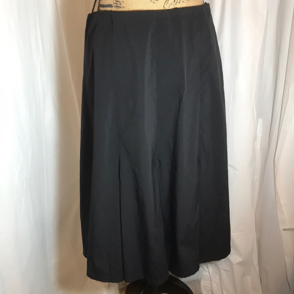 Pennyblack Black Pleated Skirt Midi 3/4 Length 10